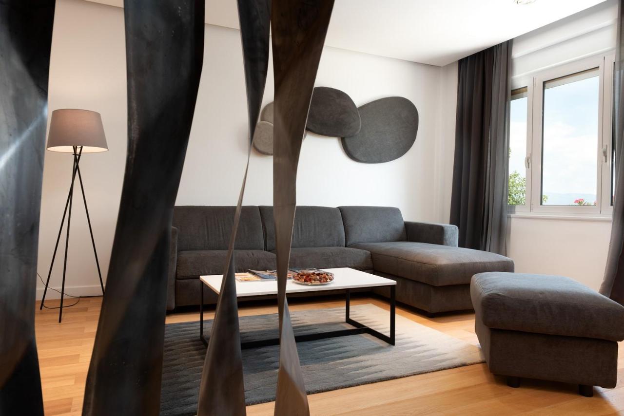 Beachfront Apartment Rosa Del Mar Jardin Mošćenička Draga المظهر الخارجي الصورة